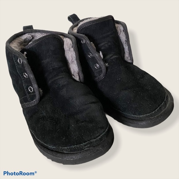 Ugg Black Neumal Chukka Boot - M6/EU38.5 - Picture 1 of 9